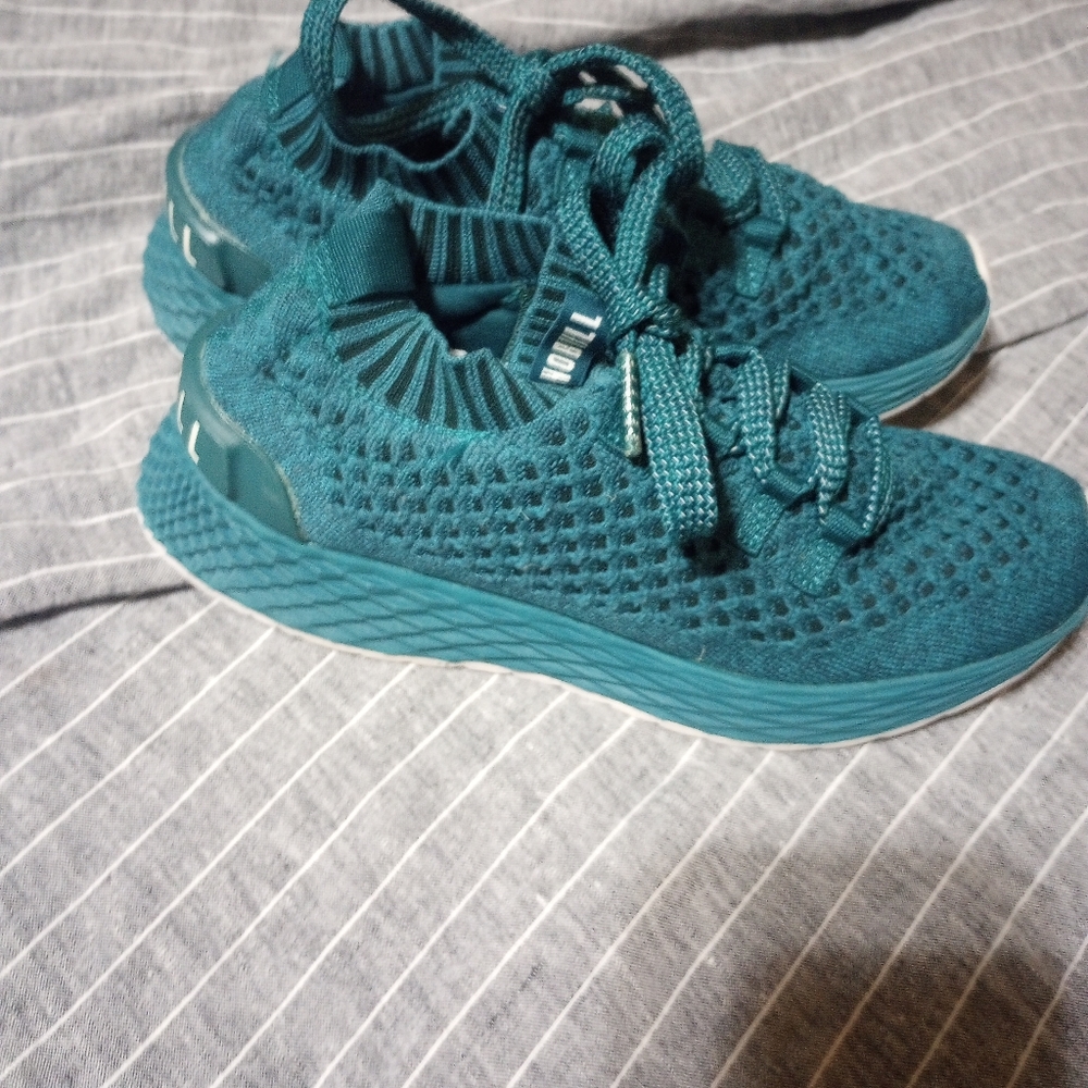 Women's Teal Knit Sneakers